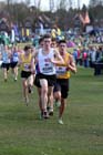 Keith Gerrard (Lancashire) leads Ricky Stevenson (North East), Senior Mens, McCain Inter Counties Cross Country, Cofton Park, Birmingham.